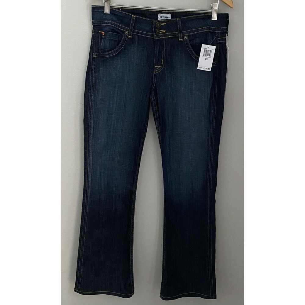 HUDSON Jeans Womens Super Model Signature Boot Cut 29 MSRP $198.00 Made in USA